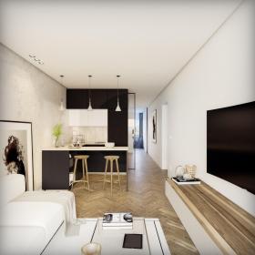Appartement de 2 chambres magnifiquement rénové avec une vue exceptionnelle