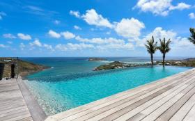 Villa Joy avec vue sur la baie de Marigot à Saint Barthélemy