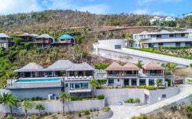 Villa Joy avec vue sur la baie de Marigot à Saint Barthélemy