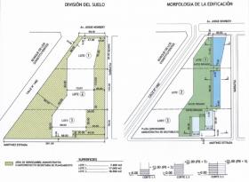 Terrain avec projet de construction approuvé à vendre
