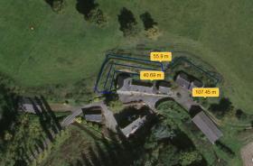 Moulin sur un hameau avec 3 maisons, 3 appartements et 15000 m2 de terrain