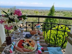 Villa pour un style de vie privé - vue magnifique sur la mer et le mont Olympe