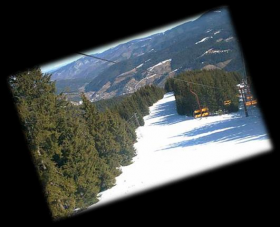 Piste de ski, terrain avec permis associé