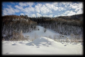 Piste de ski, terrain avec permis associé