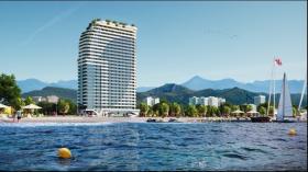 Appartement dans un complexe résidentiel de luxe sur la plage