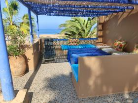 Maison à 80 m de la plage de sable avec vue mer à 180 degrés