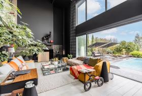 Maison d'exception design aux prestations haut de gamme et vue panoramique