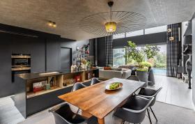 Maison d'exception design aux prestations haut de gamme et vue panoramique