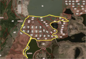 Deux parcelles de terrain adjacentes à vocation d'investissement près du lac Andreïevskoïe (61 ha)