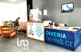 Centre de plongée - local de 200 m2 est situé a 100 m de la plage