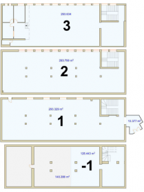 Immeuble de trois étages avec sous-sol