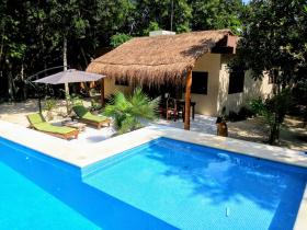 Magnifique propriété, villa avec piscine à Akumal-Tulum