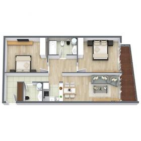 Appartement à Soho City au Monténégro à 250 mètres de la mer