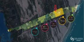 Terrain de rêve au bord d'un lac d'eau douce